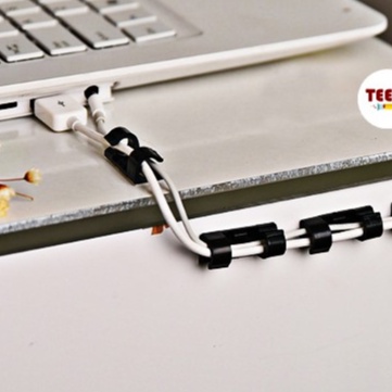 &lt;Video Review&gt; Bộ 20 Nút Đai Silicon Bọc Giữ Nứt Đứt Gãy Bảo Vệ Dây Điện Cáp Sạc Nẹp Cố Định Dây Điện Luồn Dây Điện U171