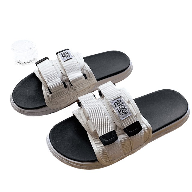 Dép lê unisex nam nữ thời trang phong cách ulzzang Hàn Quốc Quai Dán cực Hot TK-01 - Hàng nhập khẩu