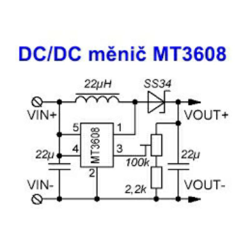 Mạch nguồn tăng áp DC MT3608 2A