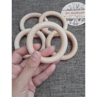 Vòng gỗ làm Lục lạc cho bé - size 7cm