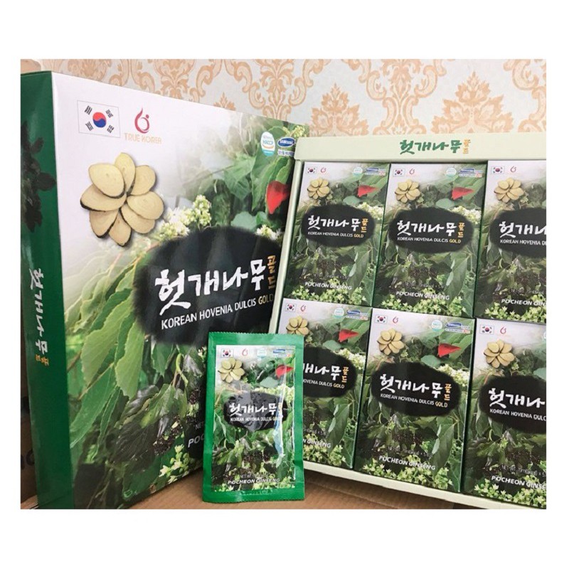 Nước Bổ Gan Pocheon Hàn Quốc, Hộp 30 Gói * 70ml, Giúp Giải Rượu, Làm Mát Gan, Bảo Vệ Gan Luôn Khỏe Mạnh