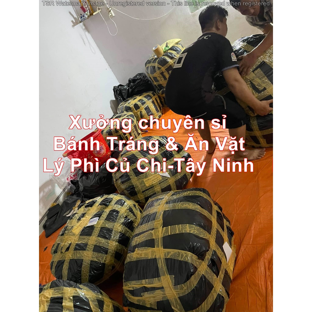 Bánh Tráng Xì Ke Phơi Sương Muối Nhuyễn Tỏi Cay [Ăn Là Ghiền]