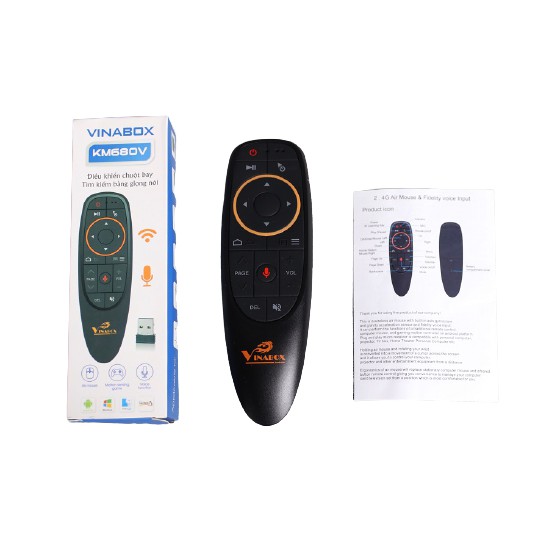 Remote điều khiển bằng giọng nói Vinabox KM680 Pro