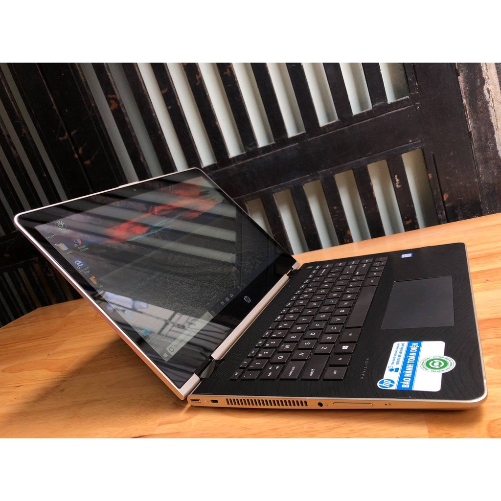 Laptop HP 14 X360, i3 7100u, 4G, 1T, 14in, Touch, Gold