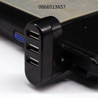 Hub chia 3 cổng USB 2.0 tốc độ cao dành cho PC / Laptop 4.9