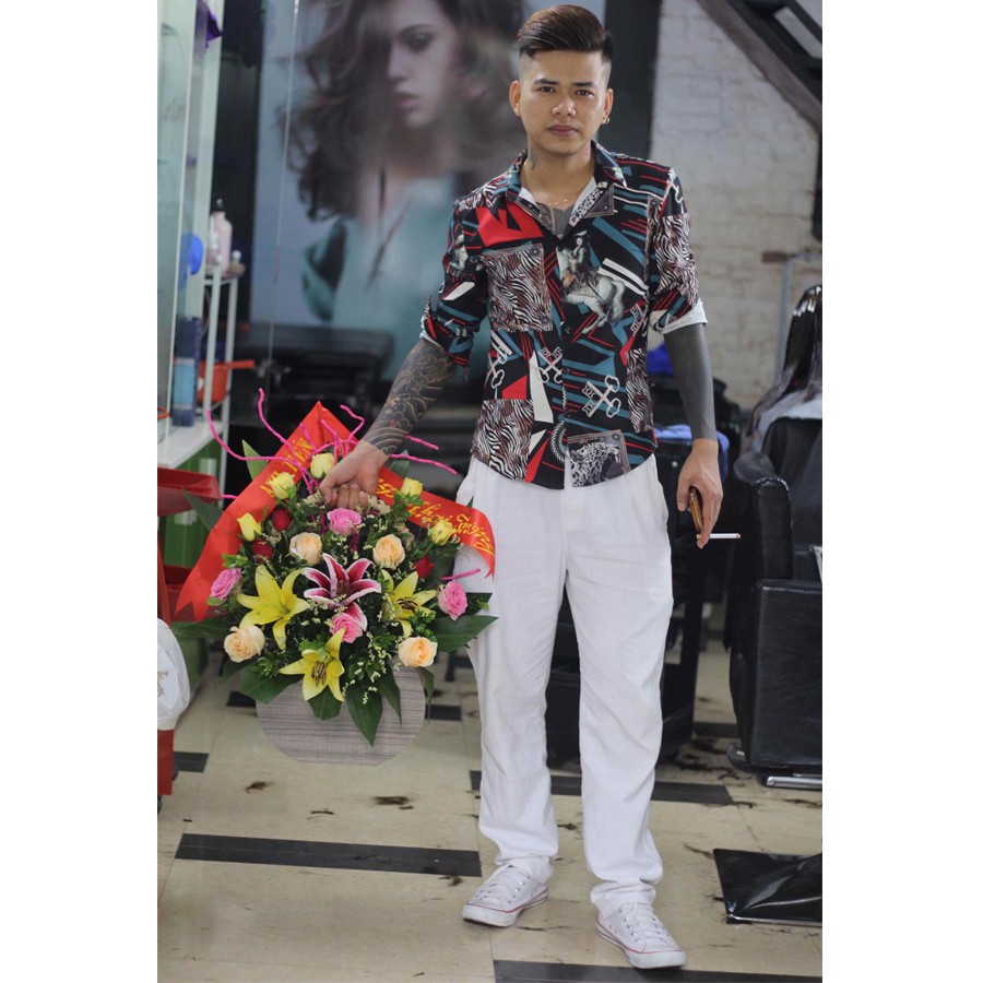 Quần Nam Chất Đũi Mát Dáng Dài Kiểu Khuy Cài Khóa Kéo Lịch Lãm Thời Trang Đẹp Hàn Quốc