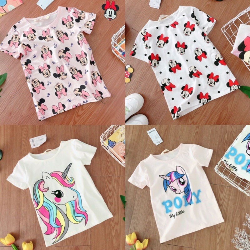 Áo bé gái HM áo cotton chất đẹp