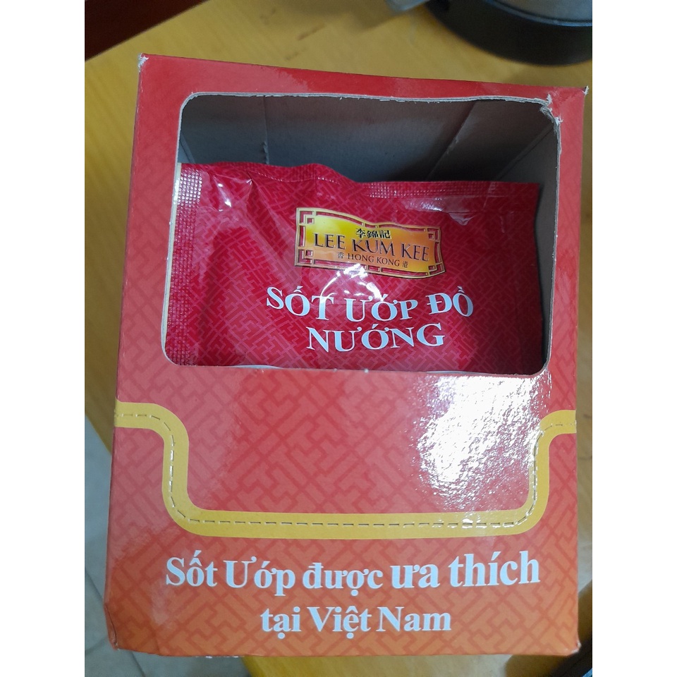 Sốt ướp đồ nướng Lee Kum Kee hộp 12 gói 45g