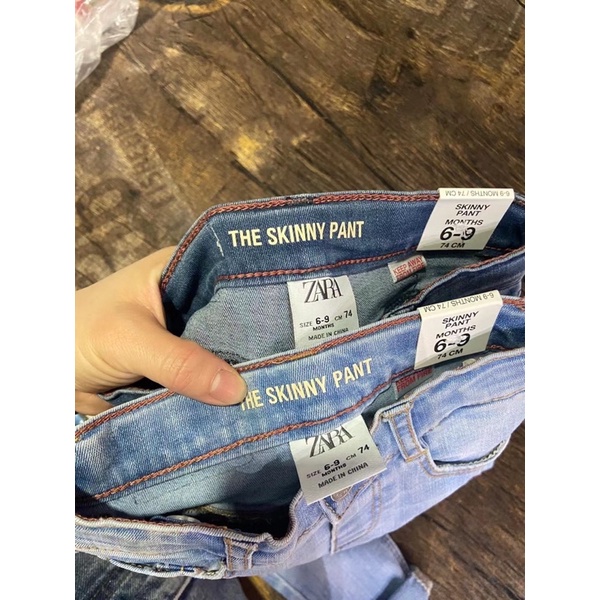 Quần jean Zara skinny dư xịn bé trai bé gái-MS142