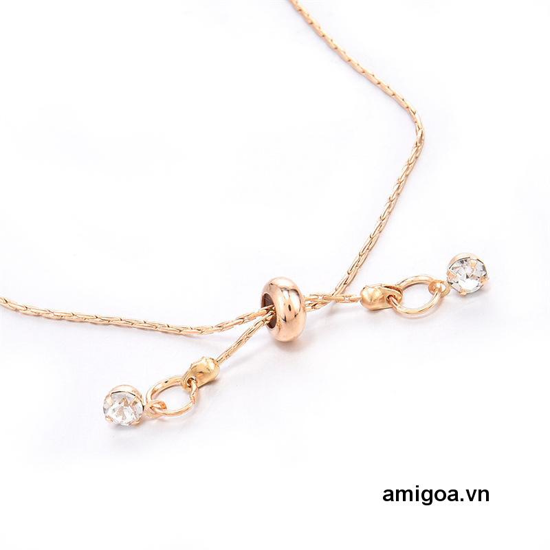 ✨✨Vòng Tay Chuỗi Hạt Pha Lê Mờ Dáng Dài Phong Cách Âu Mỹ Thời Trang