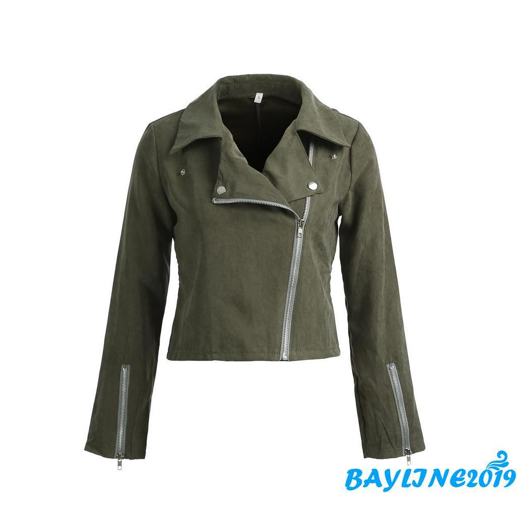 Áo Khoác Giả Da Thời Trang Cá Tính Cho Nữ