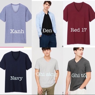 Áo phông nam cổ tim UNI.QLO chính hãng