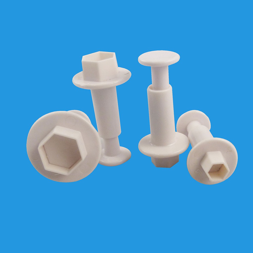 Set 4 Khuôn Nhựa Làm Bánh Hình Lục Giác