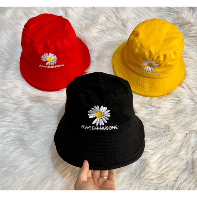 MŨ BUCKET HOA CÚC NAM NỮ