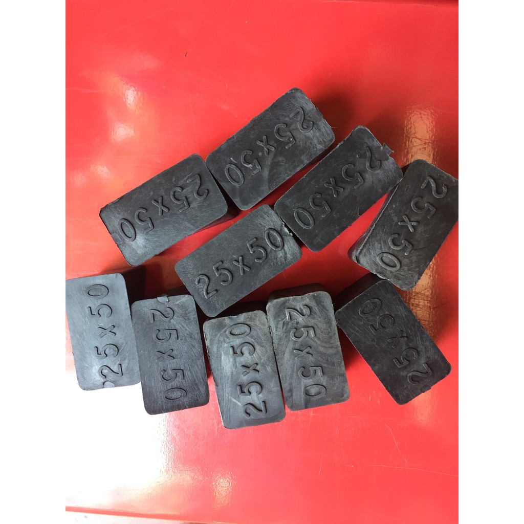 Bộ 48 Nắp bịt ngoài nhựa cho sắt hộp vuông 25x50mm; Nắp chụp nhựa; nút bịt nhựa; đầu chụp nhựa