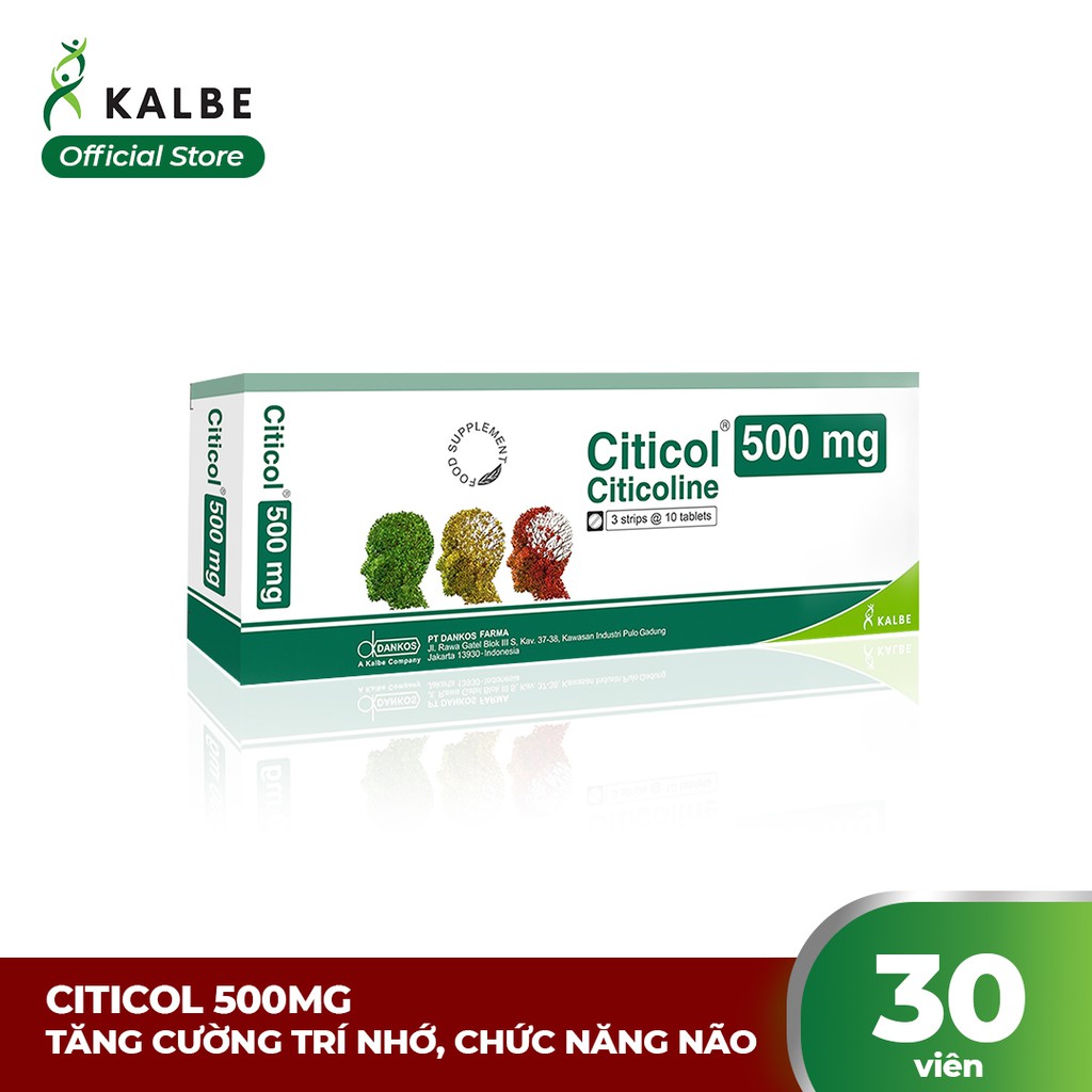 Thực phẩm dinh dưỡng Citicol 500mg - Cải thiện chức năng não bộ