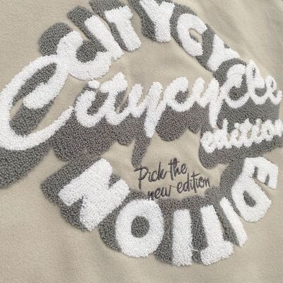 Áo khoác bomber varsity jacket Grey Edition City Cycle - Áo khoác bóng chày unisex form rộng Local Brand
