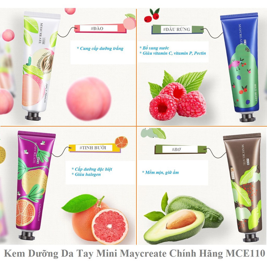 Kem Dưỡng Da Tay Mini Maycreate Chính Hãng MCE110 MM222 | BigBuy360 - bigbuy360.vn