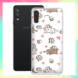 [FREESHIP ĐƠN 50K] Ốp lưng Samsung Galaxy A8 star in hình gấu trúc chibi cute - 01033 Silicone Dẻo