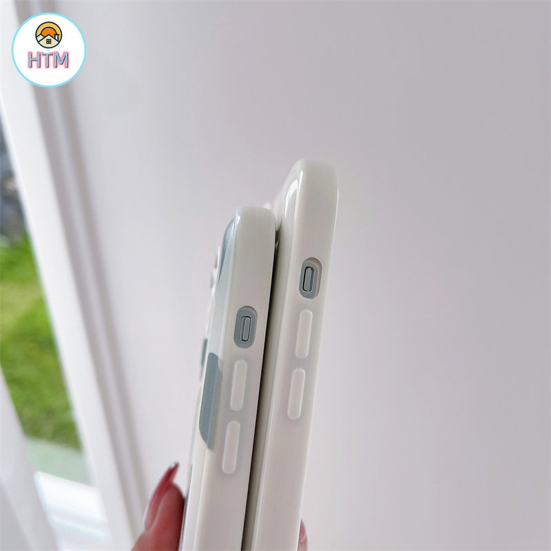 Ốp Điện Thoại TPU Dẻo Họa Tiết Mặt Cười Đơn Giản Kèm Khung Bảo Vệ Camera Cho iPhone 13 12 11 Pro Max X XS XR 7