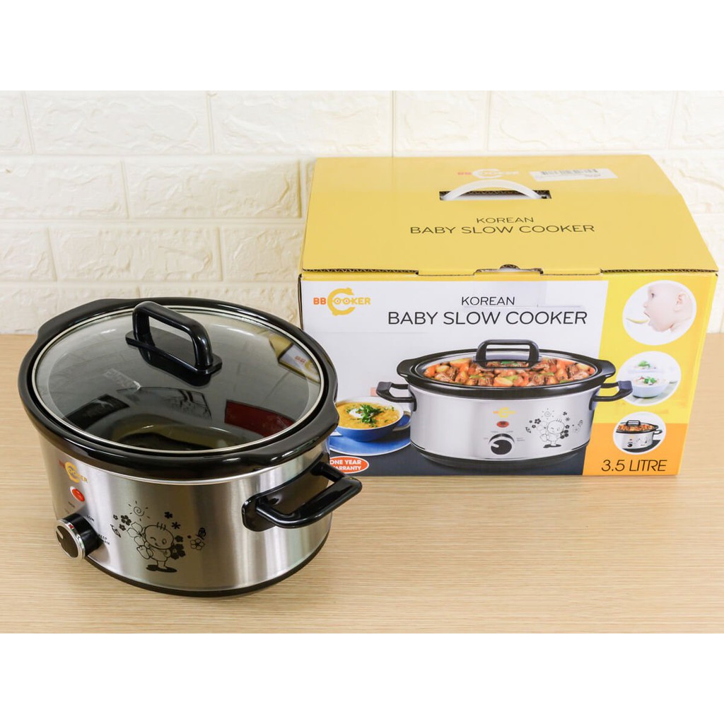 Nồi hầm chậm nấu cháo, kho cá BBcooker dung tích 3.5L BS35