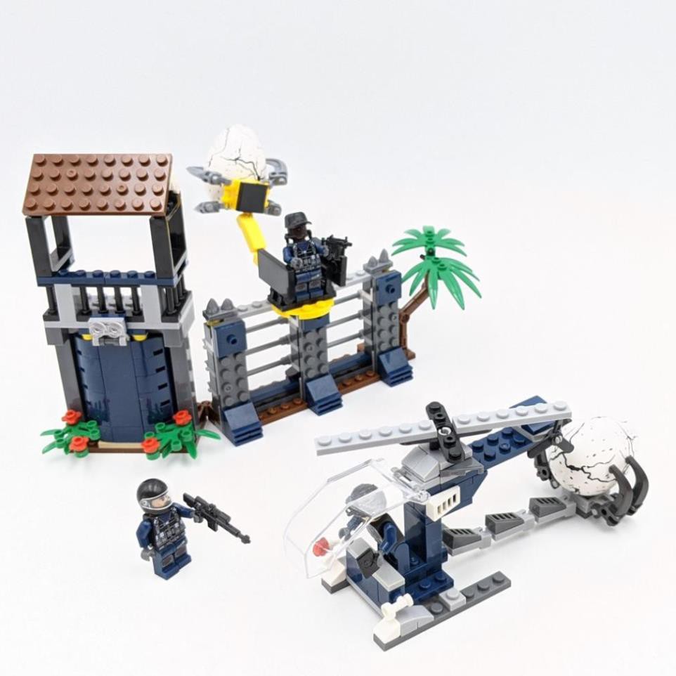 [SALE HÈ] Bộ Lego 421 Miếng- Lắp ráp công viên khủng long Jurassic World