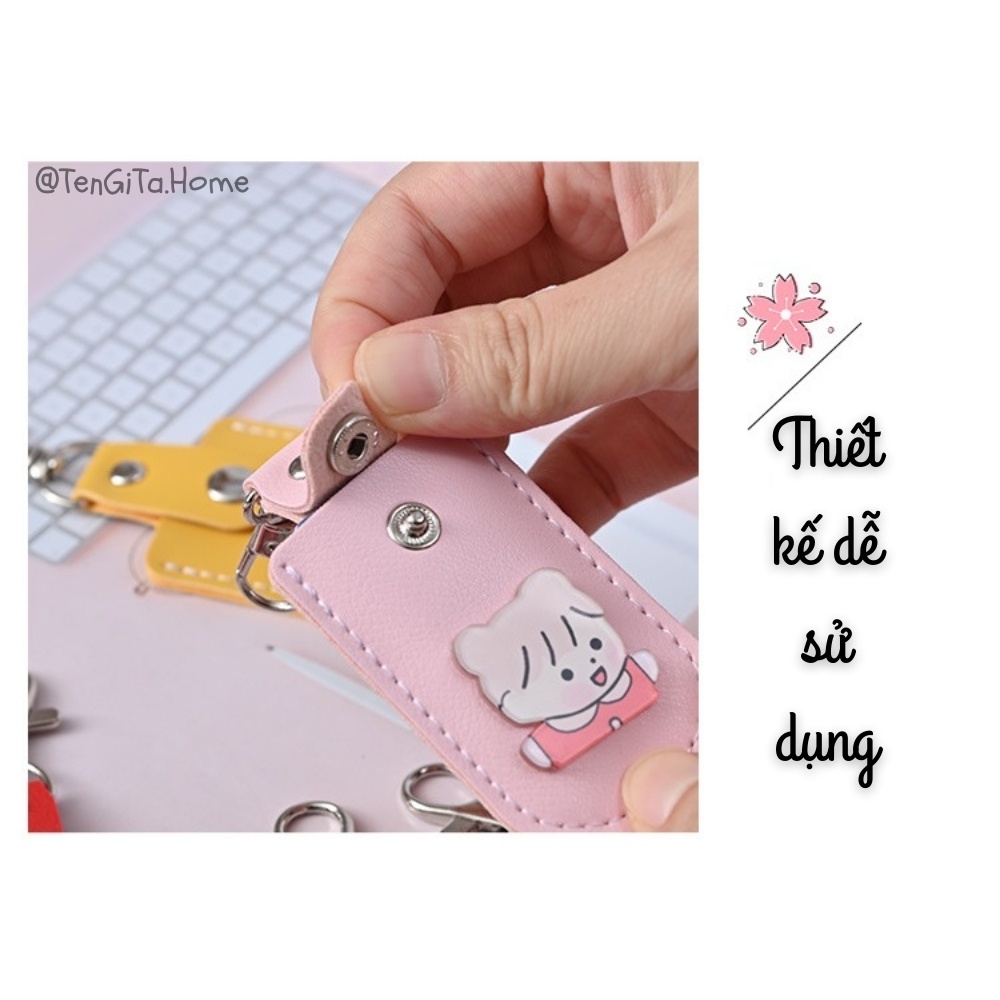 MÓC KHÓA HOẠT HÌNH KIÊM VÍ ĐỰNG CARD NHIỀU HÌNH CÓ THỂ QUÉT CẢM ỨNG