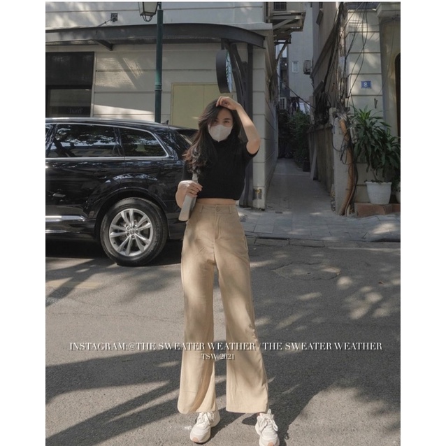 [HOT]QUẦN NHUNG TĂM ỐNG LOE THỜI THƯỢNG HACK DÁNG