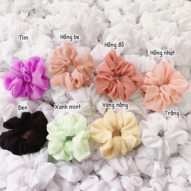 _Cột tóc scrunchies trơn