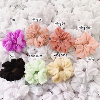 _Cột tóc scrunchies trơn