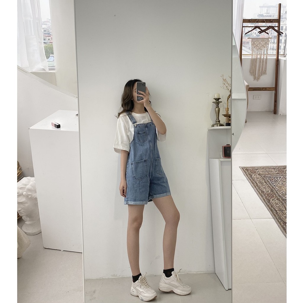 Yếm quần jeans túi trước Y60 SUSTORE