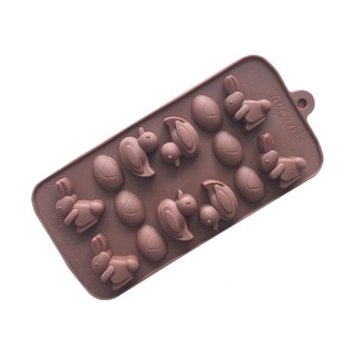 KHUÔN SILICONE 14 TRỨNG THỎ VỊT