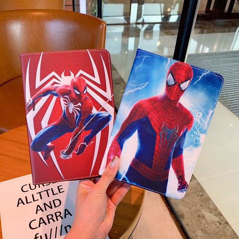 Ốp Máy Tính Bảng Silicon Chống Sốc Hình Spiderman 2021 Inch 2020 Ipad Mini 4 Mini 5 2019 pro9.7 11 air4/3/2 2018 2018