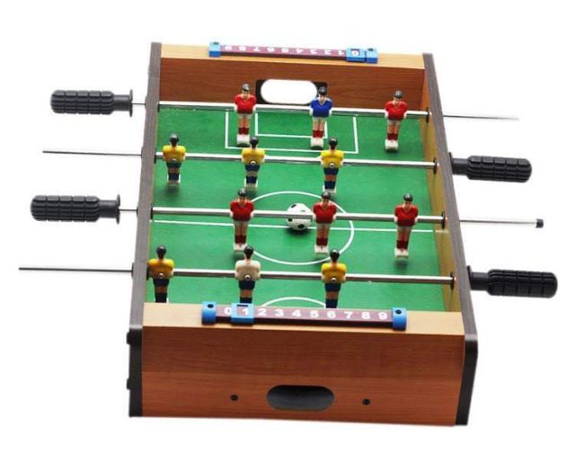 Bộ đồ chơi bàn bi lắc đá bóng bằng gỗ cho bé