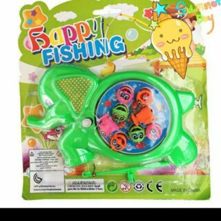 Vỉ Đồ Chơi Câu Cá Nam Châm Vặn Dây Cót Hình Con Voi