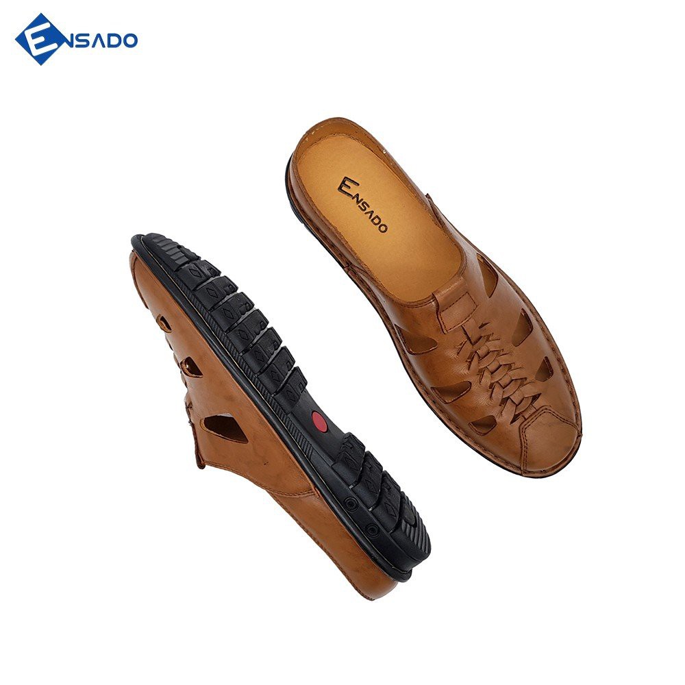 Giày Lười Hè Giày Mùa Hè Nam Da Bò Đẹp Độc Đáo Ensado LH0816