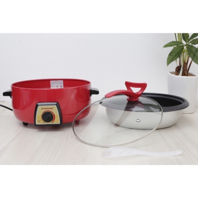 &lt;FREESHIP 70K&gt;Lẩu điện SUNHOUSE - SHD4520 - Elmich EL-3643 Nồi dùng nấu lẩu nhanh