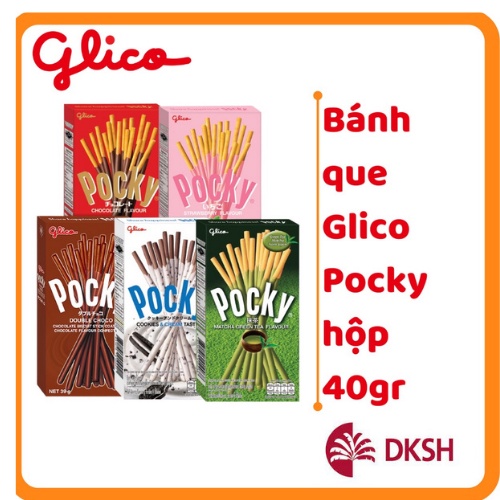 (Nhiều vị) Bánh que Glico Pocky hộp 40gr-[FREE SHIP] TỪ ĐƠN 50K, [Loại Đặc Biệt]