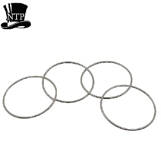 Ảo thuật 4 vòng ninja ring nhỏ chuẩn tròn vòng gimick chuẩn dễ xuyên nhau