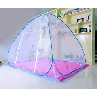 Màn Chụp Tự Động - Mùng Chụp Tự Bung 1m6- 1m8-2m Cao Cấp Bảo Hành 1 Năm