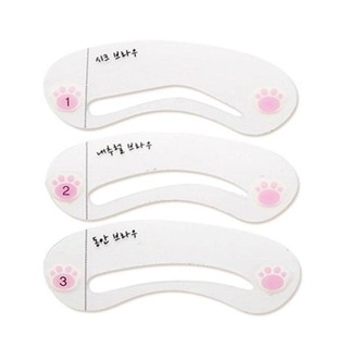 Bộ 3 Khuôn Kẻ Chân Mày Mini Brow Class