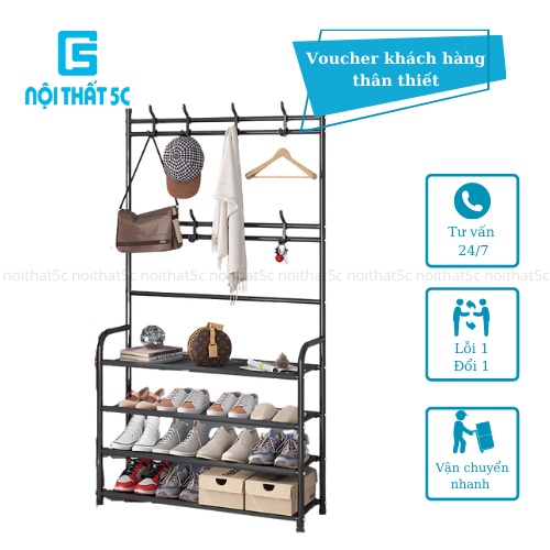 Kệ để giày dép, Kệ treo quần áo đồ đạc túi xách tiện lợi, chất liệu cải tiến bền đẹp