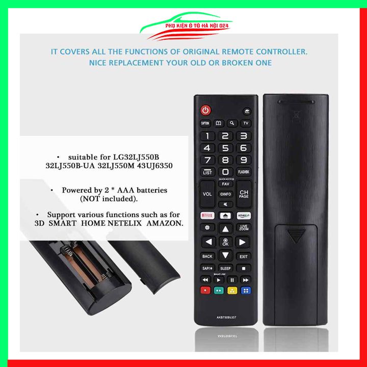 Điều Khiển TiVi , Remote Cho Ti Vi - LG AKB75095308