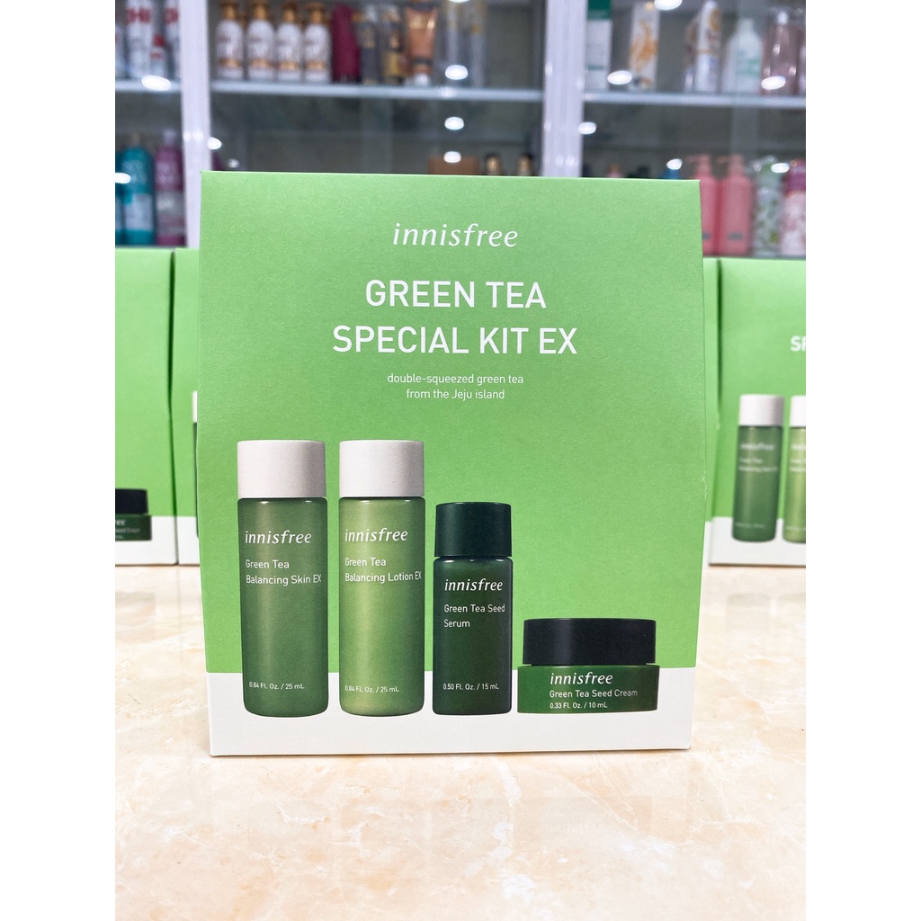 Bộ Dưỡng Da INNISFREE GREEN TEA SPECIAL KIT EX Hàn Quốc Mini Size