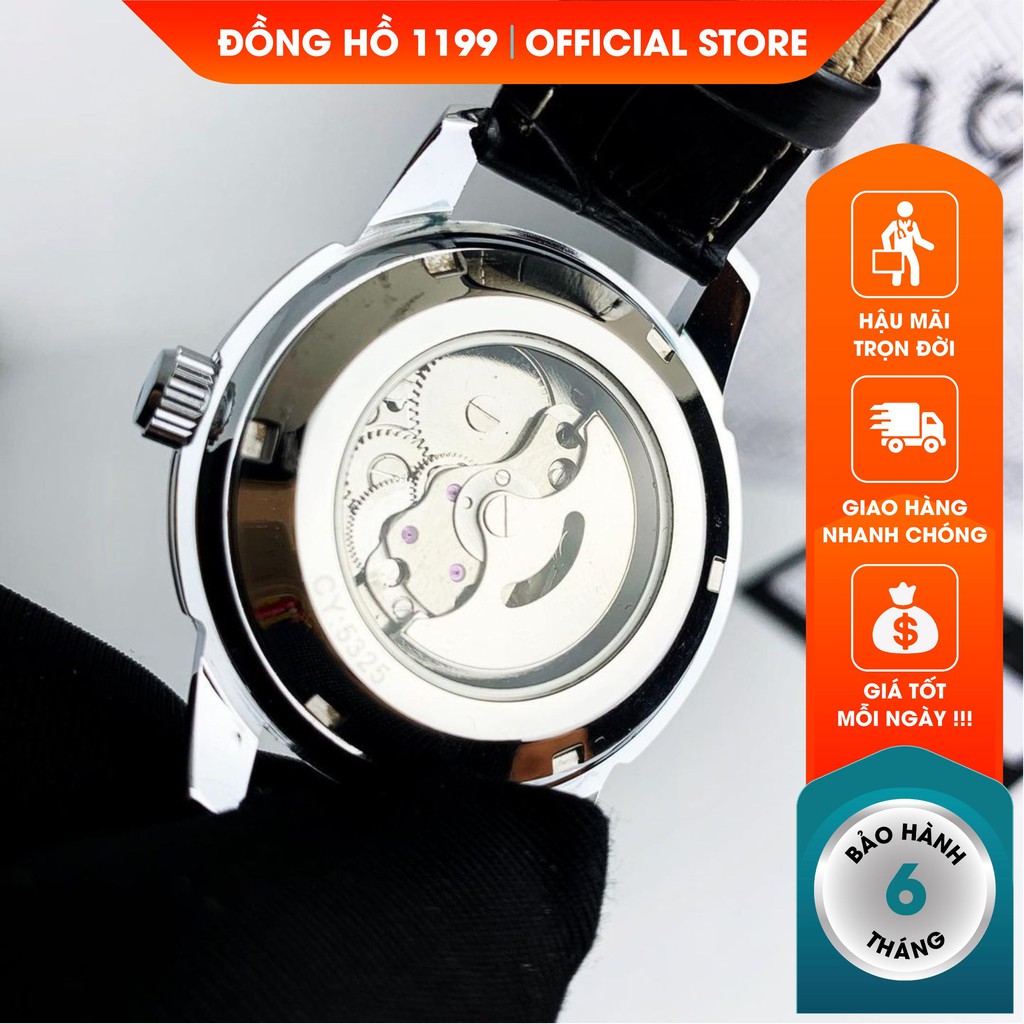 [QUÀ TẶNG] Đồng hồ nam- Đồng Hồ Cơ Dây Da Chống Nước Chống Xước Máy Chuẩn Bảo Hành 6 Tháng 251- 1199 Watches | BigBuy360 - bigbuy360.vn