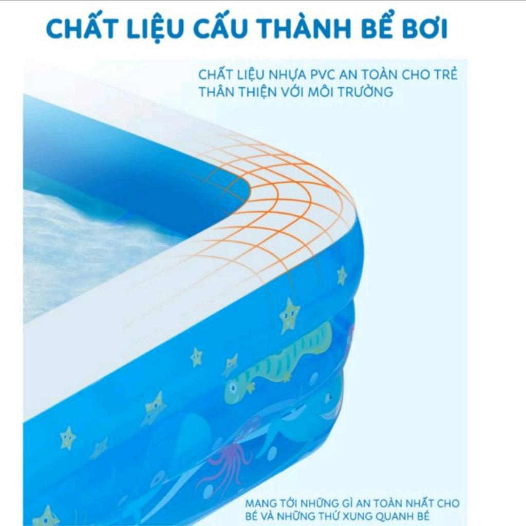 bể bơi cho bé . bể bơi 3m chính hãng *POOL* HÀNG CHUẨN CÓ HỘP siêu to+ ship hỏa tốc+tặng bơm+tặng 20 bóng+freship