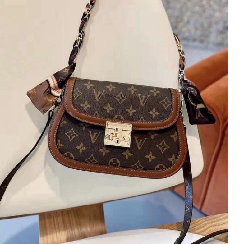 Túi Xách Nữ LV Da Mềm Quai Lụa Cao Cấp -A&ESHOP 768047