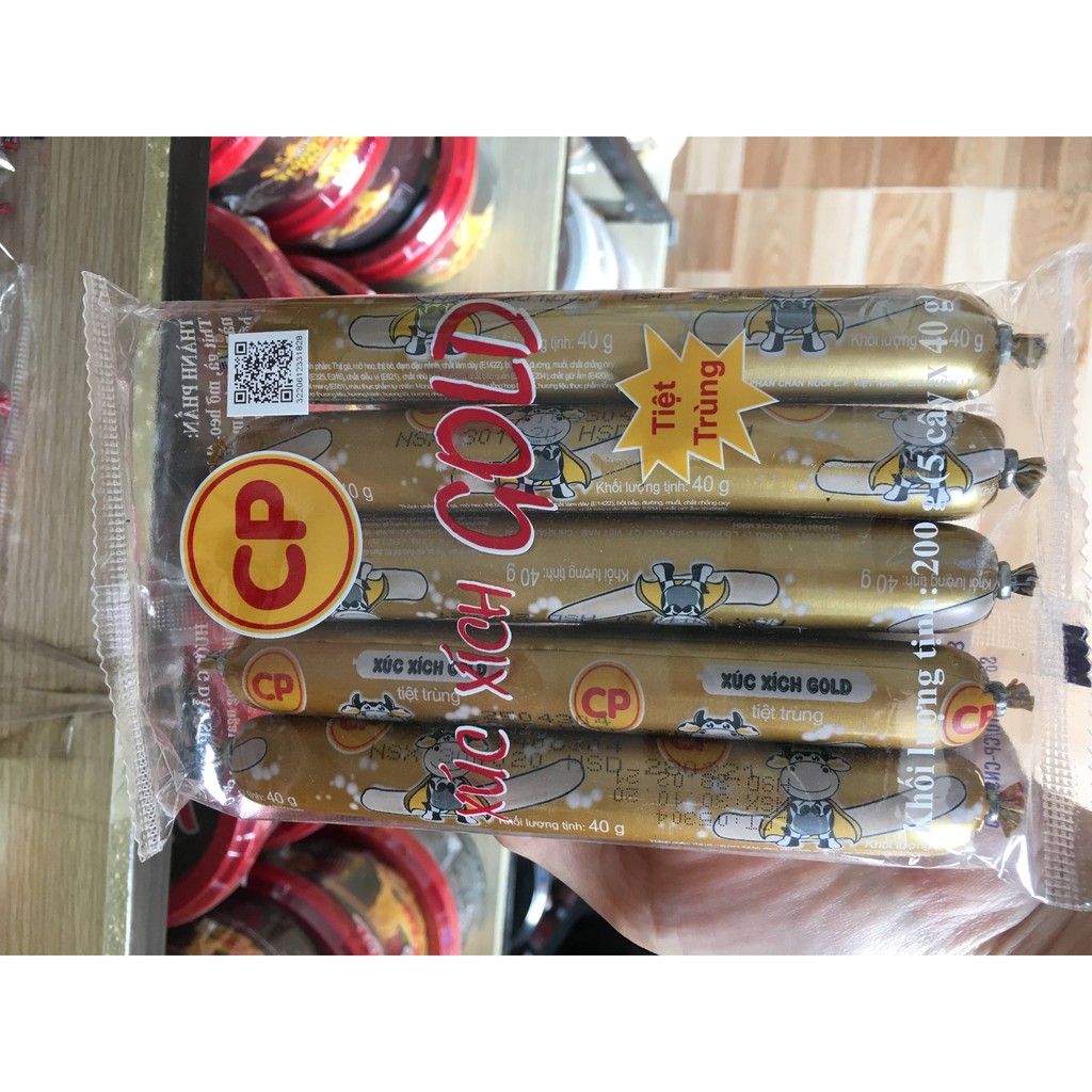 Xúc xích CP vị thịt heo/ bò gói 200g