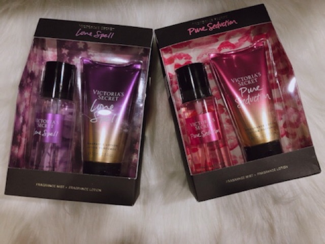 SET QUÀ TẶNG MINI MIST + LOTION VICTORIA 's SECRET