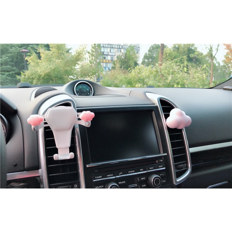 Kẹp Khuếch Tán Nước Hoa Hình Đám Mây Sáng Tạo Gắn Lỗ Thông Gió Xe Hơi